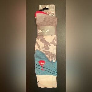 Darn Tough Snow Merino Wool 1827 Glacier Mountain Yeti Midweight Size Medium